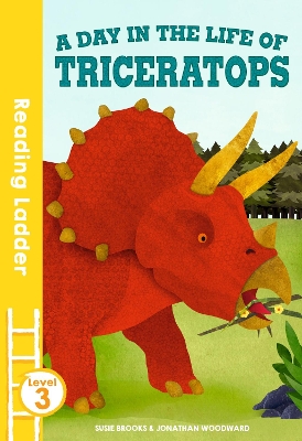 Book cover for A day in the life of Triceratops