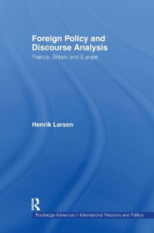 Cover of Foreign Policy and Discourse Analysis