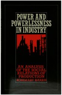 Book cover for Power and Powerlessness in Industry