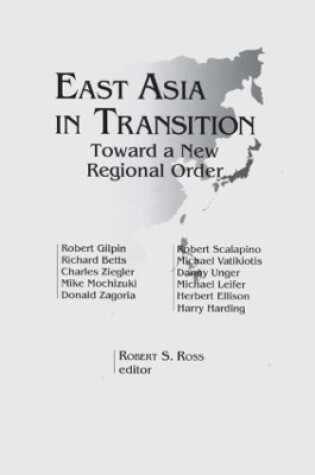 Cover of East Asia in Transition: