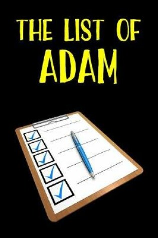 Cover of The List of Adam