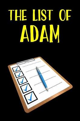 Book cover for The List of Adam