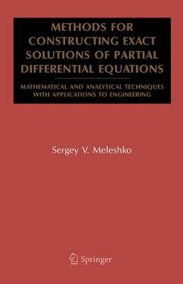 Book cover for Methods for Constructing Exact Solutions of Partial Differential Equations