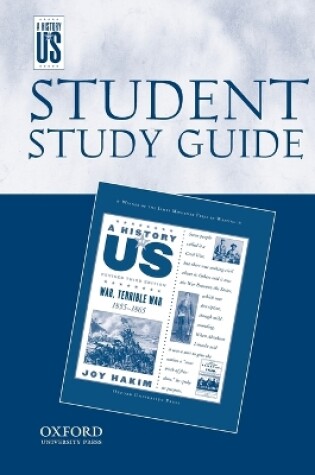 Cover of War, Terrible War Middle/High School Student Study Guide, a History of Us