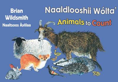 Book cover for Brian Wildsmith's Animals to Count (Navajo/English)