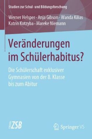 Cover of Veranderungen im Schulerhabitus?