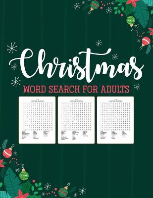 Book cover for Christmas Word Search For Adults