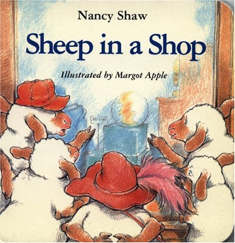 Book cover for Sheep in a Shop - small