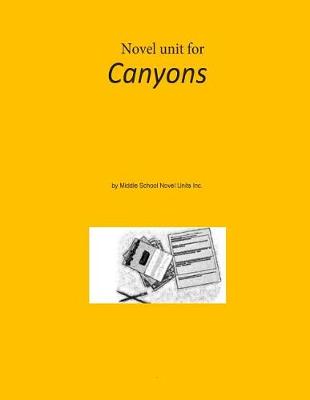 Book cover for Novel Unit for Canyons