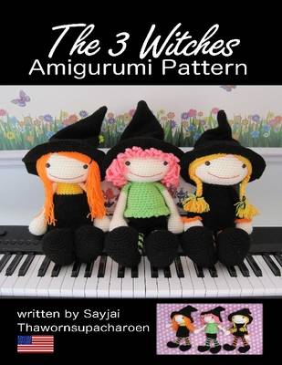 Book cover for The 3 Witches Amigurumi Pattern