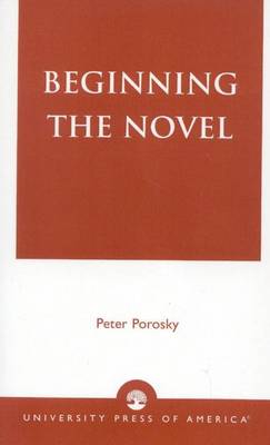 Cover of Beginning the Novel