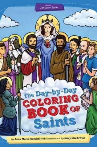 Cover of Day-By-Day Coloring Book of Saints V1