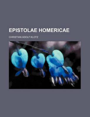 Book cover for Epistolae Homericae