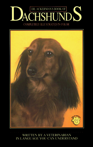 Book cover for Dr. Ackerman's Book of Dachshunds