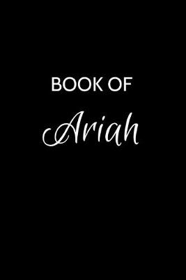 Book cover for Book of Ariah