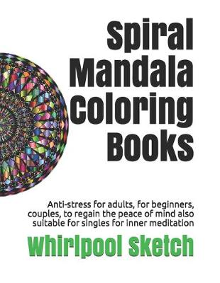 Book cover for Spiral Mandala Coloring Books