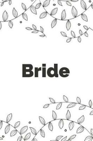 Cover of Bride Notebook