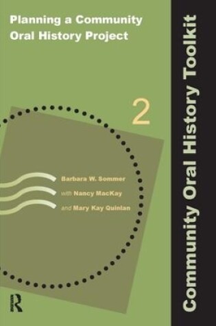 Cover of Planning a Community Oral History Project