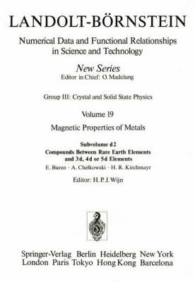 Cover of Compounds Between Rare Earth Elements and 3d, 4d, or 5d Elements / Verbindungen von Seltenen Erden mit 3d-, 4d- und 5d-Elementen