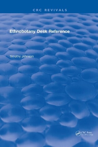 Cover of CRC Ethnobotany Desk Reference