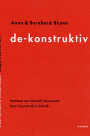 Cover of Anna and Bernhard Blume
