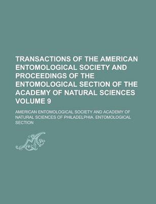 Book cover for Transactions of the American Entomological Society and Proceedings of the Entomological Section of the Academy of Natural Sciences (V. 16 1888)