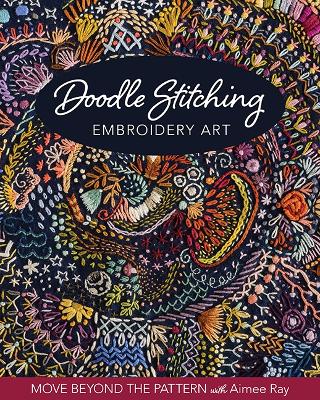 Book cover for Doodle Stitching Embroidery Art