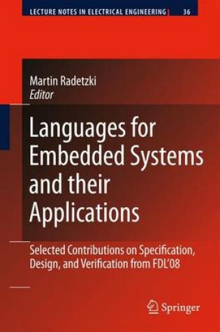 Cover of Languages for Embedded Systems and Their Applications