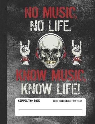 Book cover for No Music No Life. Know Music Know Life!
