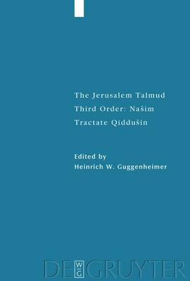 Cover of Tractate Qiddusin