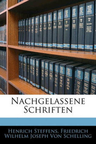 Cover of Nachgelassene Schriften