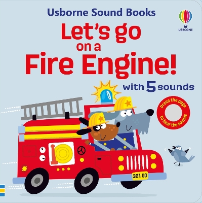 Book cover for Let's go on a Fire Engine