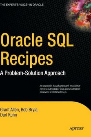 Cover of Oracle SQL Recipes