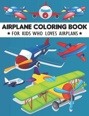 Book cover for Airplane Coloring Book