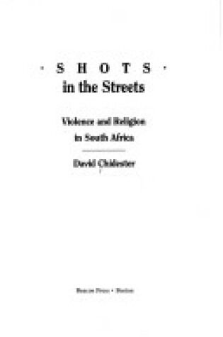 Cover of Shots in the Street