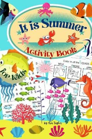 Cover of It is Summer Activity Book for kids