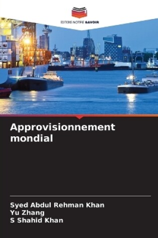 Cover of Approvisionnement mondial