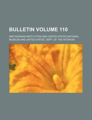 Book cover for Bulletin Volume 110