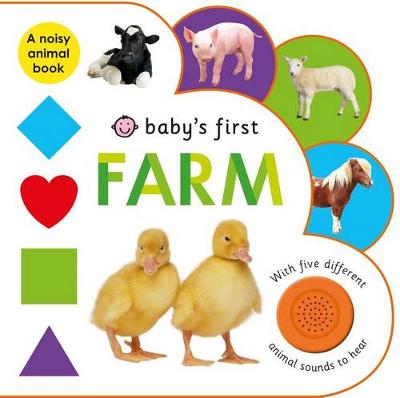 Book cover for Baby's First Sound Book: Farm