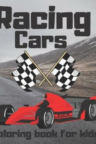 Cover of Racing Cars Coloring Book For kids