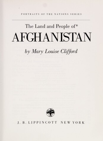 Book cover for The Land and People of Afghanistan