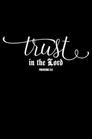 Cover of Trust In the Lord