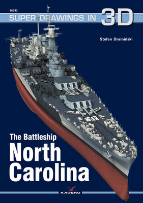 Book cover for The Battleship USS North Carolina