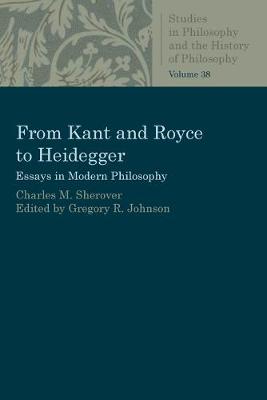 Book cover for From Kant and Royce to Heidegger