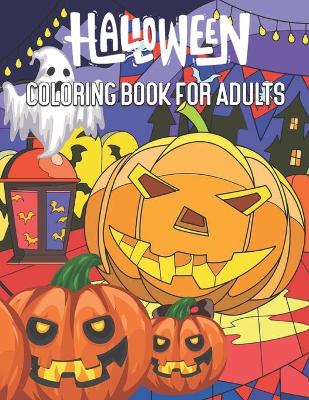 Book cover for Halloween Coloring Book for Adults