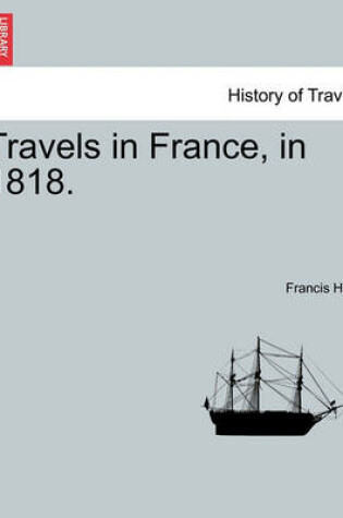 Cover of Travels in France, in 1818.