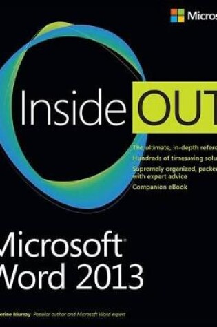 Cover of Microsoft Word 2013 Inside Out
