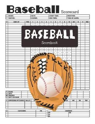 Book cover for Baseball Scorebook