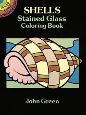 Book cover for Shells Stained Glass Colouring Book