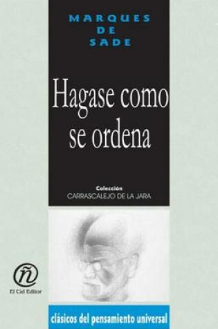 Cover of Hagase Como Se Ordena